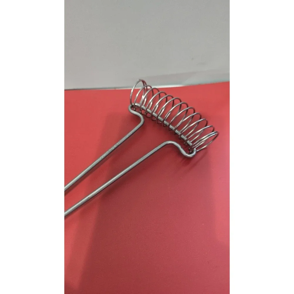Vintage CUTCO Model 1714 Mix-Stir Whisk Classic Brown Stainless Steel Handle
